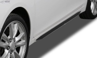 RDX Racedesign prahov� li�ty Slim (ABS plast leskl� �ern�) Chevrolet Aveo (T300) -- od roku v�roby 2011-